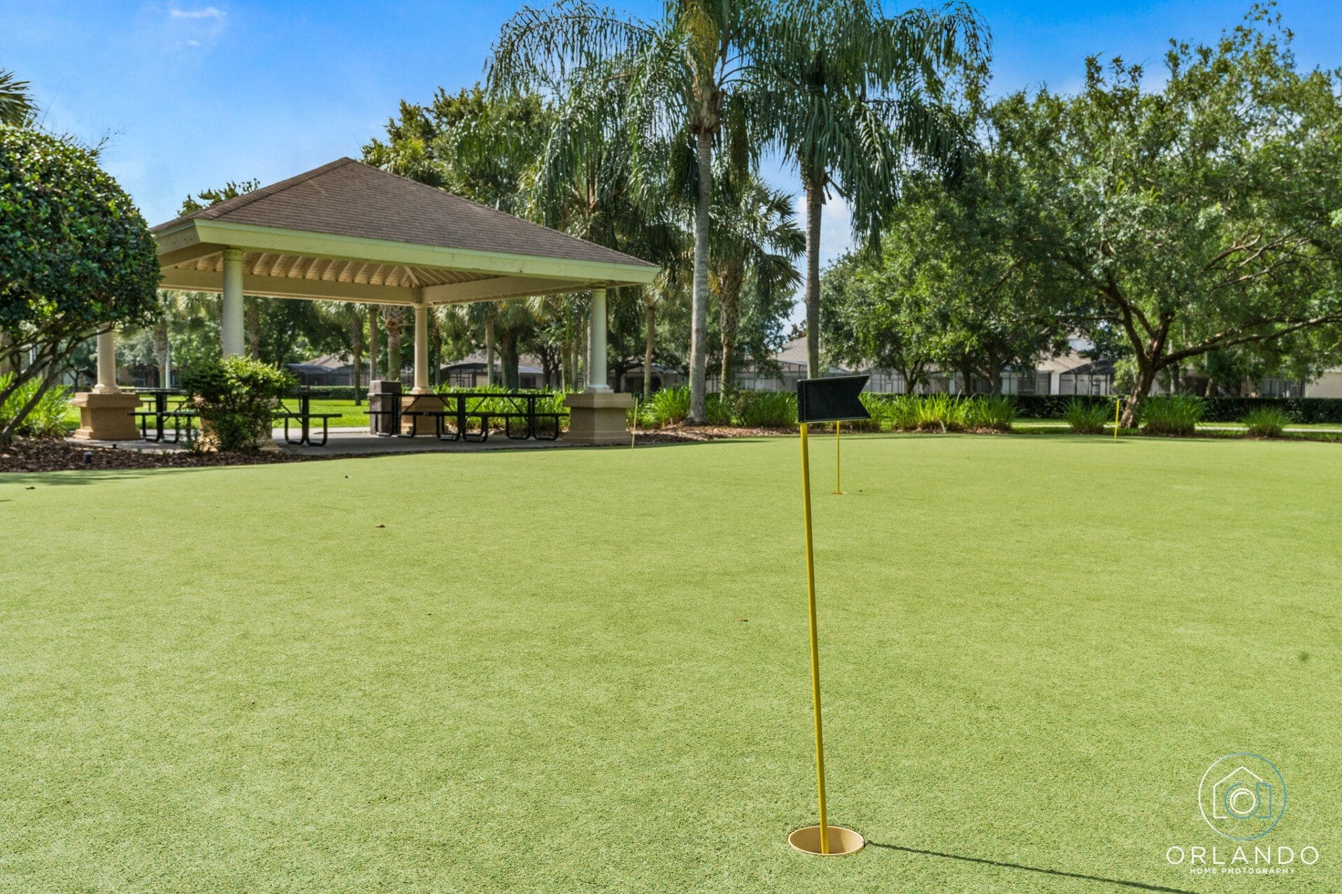 Putting green at Windsor Hills Resort