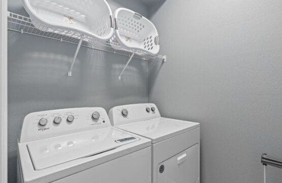 Washer & Dryer in the house